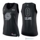 Maillot NBA Pas Cher All Star 2018 Femme Damian Lillard 0 Noir