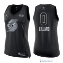 Maillot NBA Pas Cher All Star 2018 Femme Damian Lillard 0 Noir