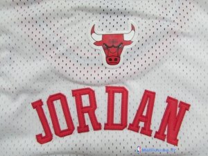 Maillot NBA Pas Cher Chicago Bulls Junior Michael Jordan 23 Blanc