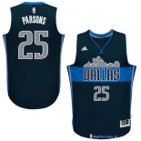 Maillot NBA Pas Cher Dallas Mavericks Chandler Parsons 25 Bleu Profond