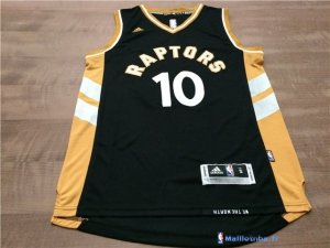 Maillot NBA Pas Cher Toronto Raptors Demar DeRozan 10 Noir Jaune