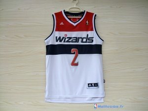 Maillot NBA Pas Cher Washington Wizards John Wall 2 Blanc