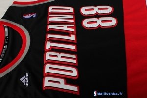 Maillot NBA Pas Cher Portland Trail Blazers Nicolas Batum 88 Noir