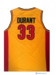 Maillot NCAA Pas Cher Oak Hill Kevin Durant 33 Jaune