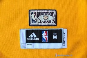 Maillot NBA Pas Cher Golden State Warriors Stephen Curry 30 Retro Jaune