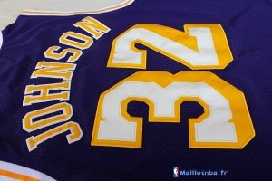 Maillot NBA Pas Cher Los Angeles Lakers Wesley Johnson 32 Pourpre