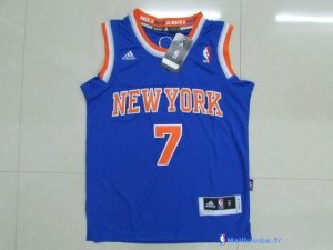 Maillot NBA Pas Cher New York Knicks Junior Carmelo Anthony 7 Bleu