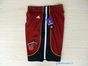 Pantalon NBA Pas Cher Miami Heat Rouge Noir