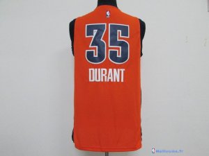 Maillot NBA Pas Cher Oklahoma City Thunder Kevin Durant 35 Orange