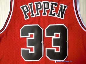 Maillot NBA Pas Cher Chicago Bulls Scottie Pippen 33 Rouge