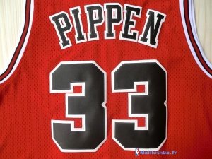 Maillot NBA Pas Cher Chicago Bulls Scottie Pippen 33 Rouge