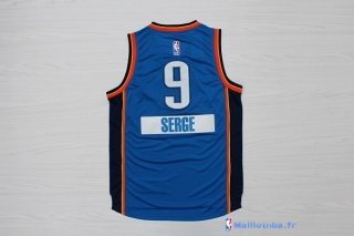 Maillot NBA Pas Cher Noël Oklahoma City Thunder Serge 9 Bleu