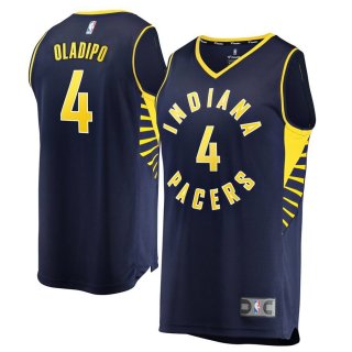 Indiana Pacers Victor Oladipo Fanatics Branded Navy Fast Break Replica Jersey - Icon Edition