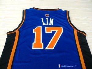 Maillot NBA Pas Cher New York Knicks Jeremy Lin 17 Bleu