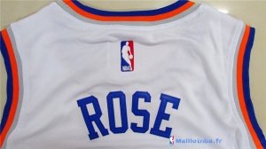 Maillot NBA Pas Cher New York Knicks Derrick Rose 25 Blanc