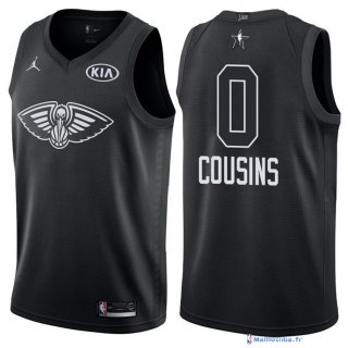 Maillot NBA Pas Cher NBA All Star 2018 DeMarcus Cousins 0 Noir