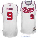 Maillot ABA Pas Cher San Antonio Spurs Parker 9 Blanc