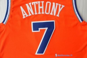 Maillot NBA Pas Cher New York Knicks Carmelo Anthony 7 Orange Bleu