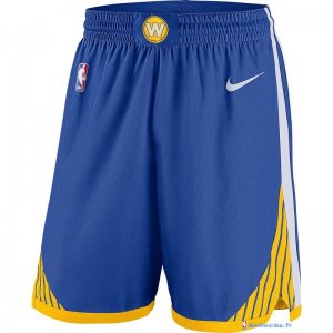 Pantalon NBA Pas Cher Golden State Warriors Nike Bleu