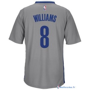 Maillot NBA Pas Cher Brooklyn Nets Deron Michael Williams 8 Gris MC