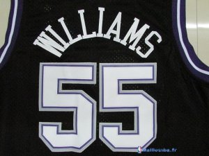 Maillot NBA Pas Cher Sacramento Kings Jason Williams 55 Noir