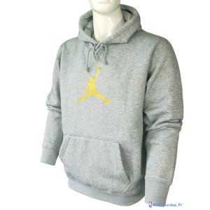 Sweat Capuche NBA Jordan Gris