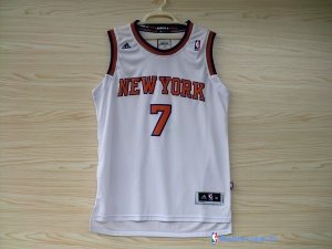 Maillot NBA Pas Cher New York Knicks Carmelo Anthony 7 Blanc