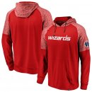 Washington Wizards Fanatics Branded RedHeathered Red Made to Move Static Performance Raglan Pullover Hoodie