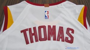 Maillot NBA Pas Cher Cleveland Cavaliers Isaiah Thomas 3 Blanc 2017/18