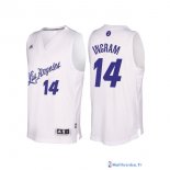 Maillot NBA Pas Cher Noël Los Angeles Lakers Brandon Ingram 14 Blanc