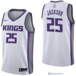 Maillot NBA Pas Cher Sacramento Kings Justin Jackson 25 Blanc Association 2017/18