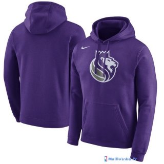 Sweat Capuche NBA Sacramento Kings Purpura