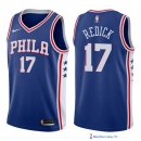 Maillot NBA Pas Cher Philadelphia Sixers JJ Redick 17 Bleu Icon 2017/18