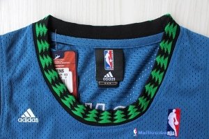 Maillot NBA Pas Cher Minnesota Timberwolves Kevin Garnett 21 Retro Bleu