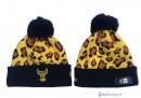 Tricoter un Bonnet NBA Chicago Bulls 2017 Leopard Jaune