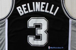 Maillot NBA Pas Cher San Antonio Spurs Marco Belinelli 3 Noir