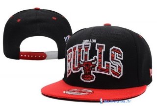 Bonnet NBA Chicago Bulls 2016 Noir Rouge 13