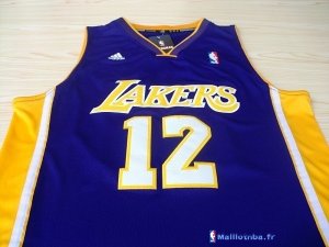 Maillot NBA Pas Cher Los Angeles Lakers Dwight Howard 12 Pourpre