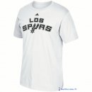 T-Shirt NBA Pas Cher San Antonio Spurs Blanc