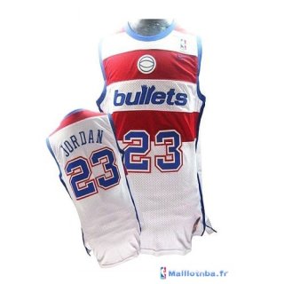 Maillot NBA Pas Cher Washington Wizards Michael Jordan 23 Retro Blanc