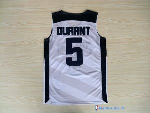 Maillot NBA Pas Cher USA 2012 Durant 5 Blanc