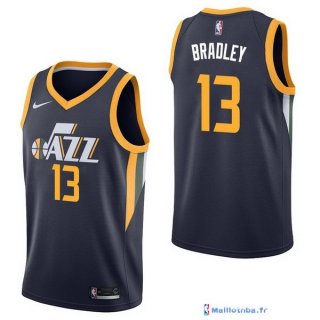 Maillot NBA Pas Cher Utah Jazz Tony Bradley 13 Marine Icon 2017/18