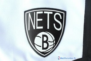 Pantalon NBA Pas Cher Brooklyn Nets Blanc