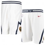 Denver Nuggets Nike White Swingman Association Short