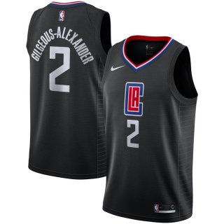 LA Clippers Shai Gilgeous-Alexander Nike Black 2019/2020 Swingman Jersey - Statement Edition