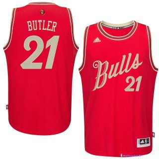 Maillot NBA Pas Cher Noël Chicago Bulls Butler 21 Rouge