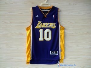 Maillot NBA Pas Cher Los Angeles Lakers Steve Nash 10 Pourpre