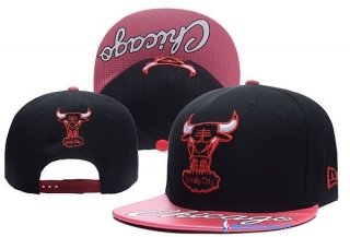 Bonnet NBA Chicago Bulls 2017 Noir Rose