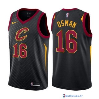 Maillot NBA Pas Cher Cleveland Cavaliers Cedi Osman 16 Noir Statement 2017/18