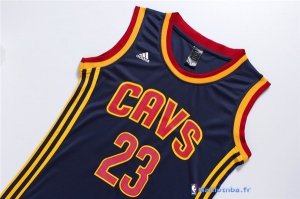 Maillot NBA Pas Cher Cleveland Cavaliers Femme LeBron James 23 Bleu